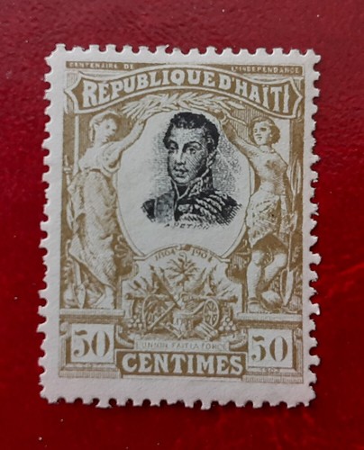 HAITI Caribbean 1904 50c MNH Flying/Shifted Image Mi 80I Scott 88 Yt 83 ...
