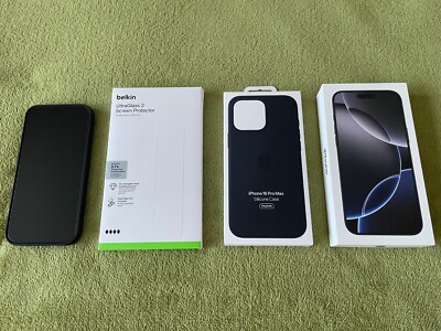 Apple iPhone 16 Pro Max 1 TB Titan Schwarz OVP mit Rechnung