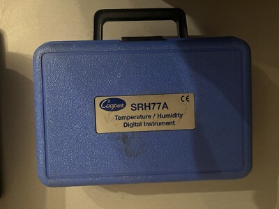 COOPER SRH77A 1 and 2 Zone Temperature/Humidity Thermistor Instrument