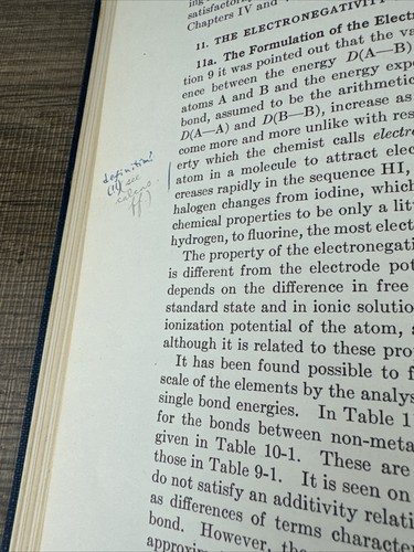 THE NATURE OF THE CHEMICAL BOND. DR. LINUS PAULING. CORNELL, 1940 2nd/1st - Picture 8 of 11