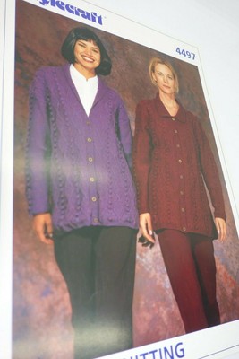 Stylecraft Knitting Pattern 4497 DK Cardigans Collar or V-Neck 30-44''