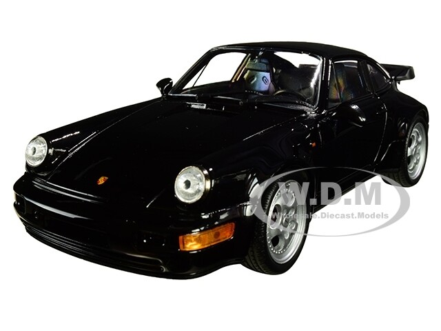 Porsche 911 964 Turbo Black Diecast Model Car Welly 1 18 For Sale Online Ebay