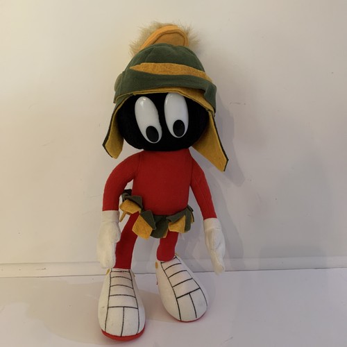 Vintage Marvin The Martian 1994 Plush Looney Tunes 14" Warner Bros. 24K Company - Picture 2 of 7