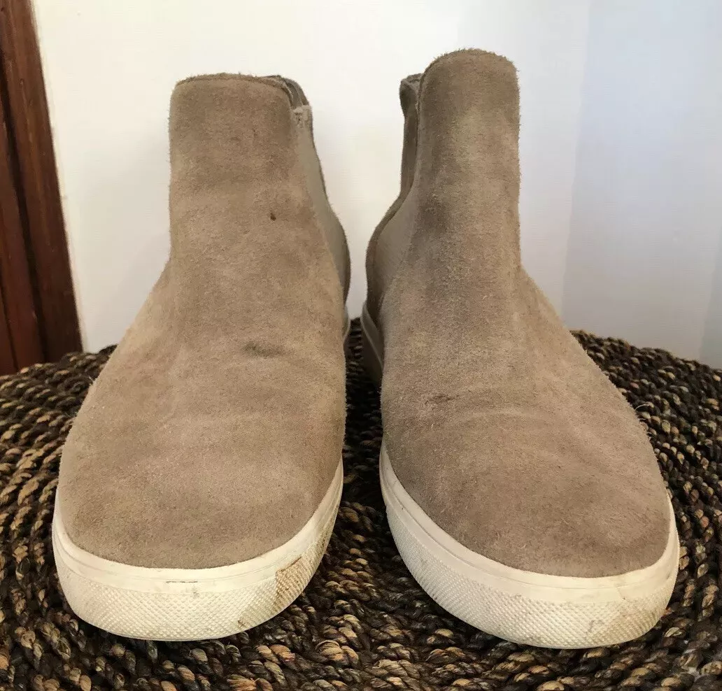 Steve Madden Sultan Womens Chelsea Wedge Slip On Sneaker Taupe