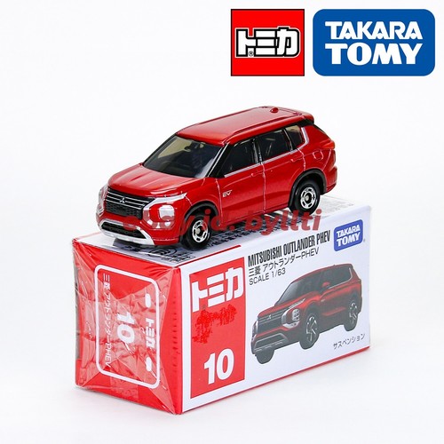 Tomy Tomica #10 Mitsubishi Outlander Phev 1:63 Metal Diecast Car Toys Gift New