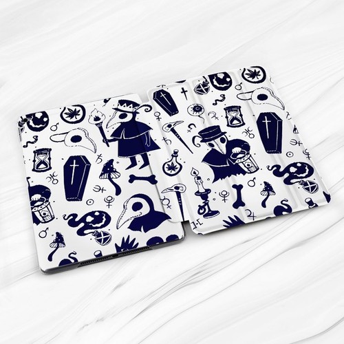 Medieval Plague Doctor Horror Case For iPad 10.2 Air 3 4 5 Pro 9.7 11 12.9 Mini - Picture 2 of 6