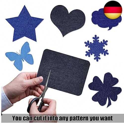 Jean Flicken zum Aufbügeln,Patches zum Aufbügeln,Patch Sticker,Nylon Reparatur P - Bild 5 von 8