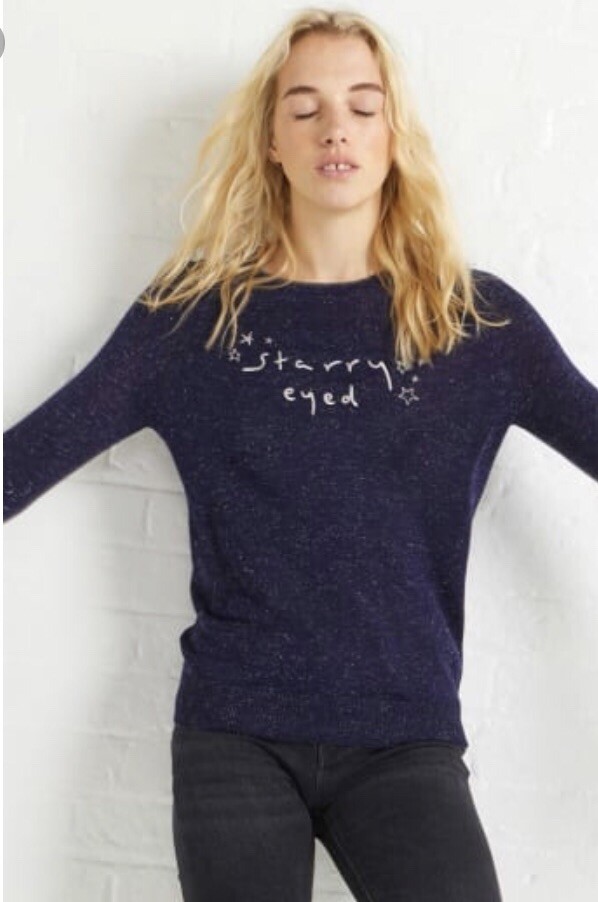 WOMENS OLIVER BONAS STARRY EYED JUMPER 
