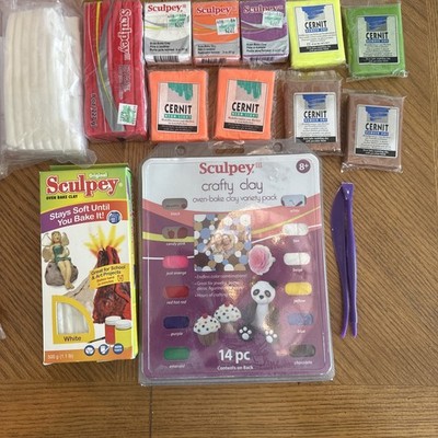 Sculpey III Polymer Clay Lot many Colors 2oz & 500g Blocks Oven Bake Clay