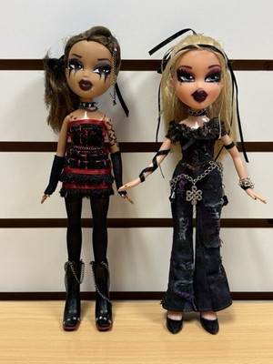 Bratz Reroot Custom OOAK Doll Cloe & Yasmin Goth Halloween