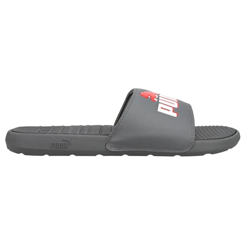 Puma Cool Cat Leap Logo Slide Uomo Grigio Sandali Casual 38344103
