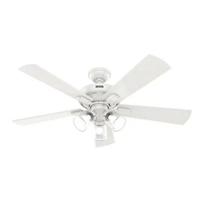 Hunter Fans - Crestfield - 5 Blade Ceiling Fan with Light Kit and Handheld