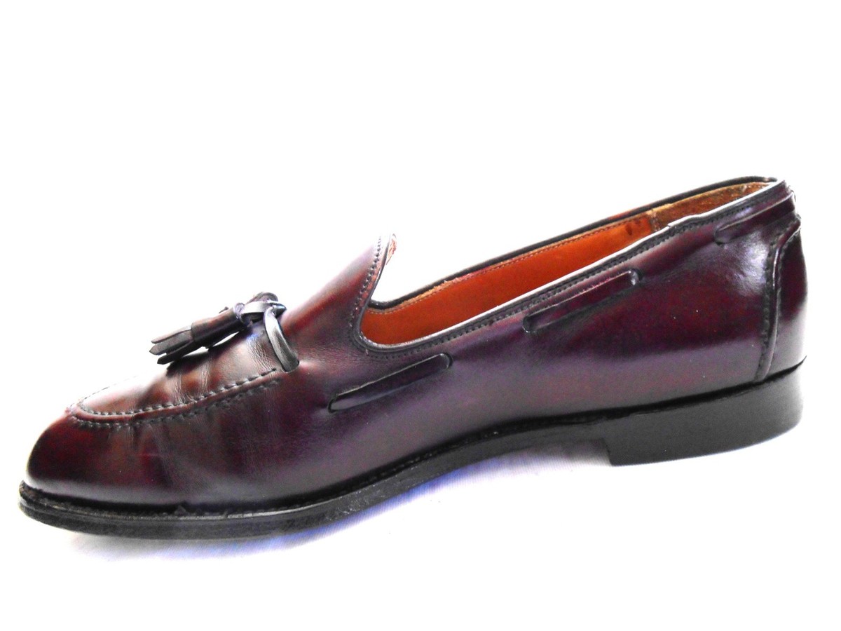 Alden 663 for Brooks Brothers 769 Men's 9.5C Calf Burgundy Tassel