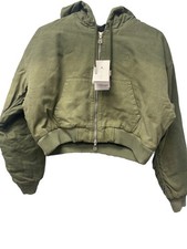 Women's Jordan x Travis Scott Hooded Canvas Jacket Size Small