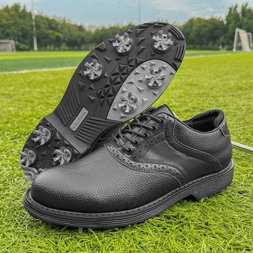 Professional Men's Golf Spikes Shoes Comfortable Walking Footwears for Golfers - Picture 12 of 28