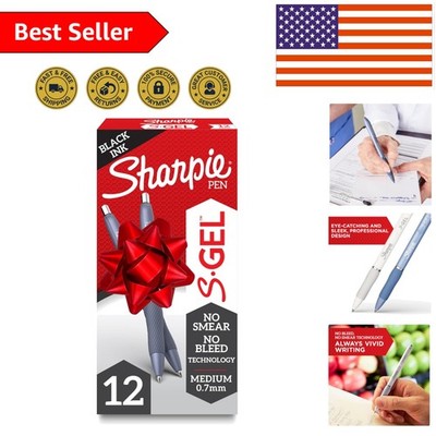 S-Gel Gel Pens, 12 Count in Frost Blue - Medium Point, No Smear Black Ink
