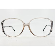 Luxottica Fran Greymist Eyeglass Frames Womens Italy 54-15 125 Gray Vintage