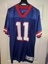 1991 New York Giants Phil Simms #11 Reebok NFL Throwbacks Jersey Men's Med EUC