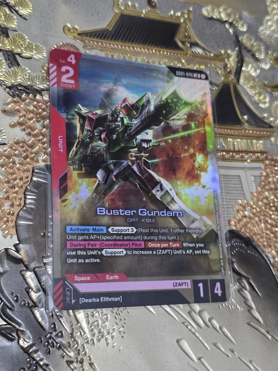 Gundam Card Game Singles Buster Gundam GD01-046 LR Zaft | eBay