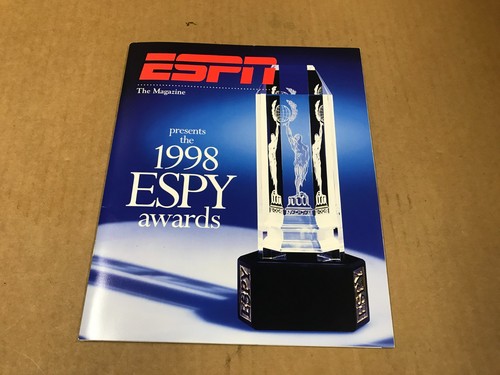 Revista ESPN 1998 de colección: The Espy Awards con boleto de espectáculo, pase postal, programa - Imagen 2 de 11