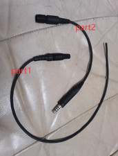 Bose A20 Aviation Headphone Small 6-pin U174 Helicopter To Large Plug Cable