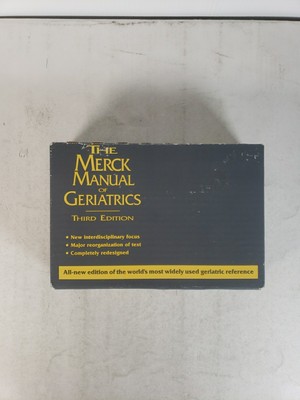 Merck Manual of Geriatrics by Robert Berkow (2000, 3rd Edition - Hardcover) NEW