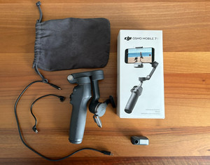 DJI Osmo Mobile 7P Gimbal Stabilizer for iPhone, Android, Native Tracking