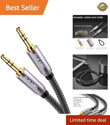 Top Series 3.5mm AUX Cable Lossless Audio Gold-Plated Auxiliary Audio Cable N...