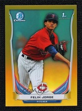 2014 Bowman Chrome Prospects Gold Refractor 35/50 Felix Jorge #BCP96 9su
