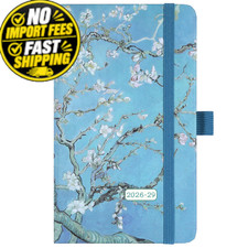 2026-2029 Pocket Planner/Calendar - 3 Year Monthly Planner 6.3" x 3.8", Blue