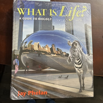 #ad #ad What Is Life? a Guide to Biology by Jay Phelan 2014 Trade Paperback $20.00