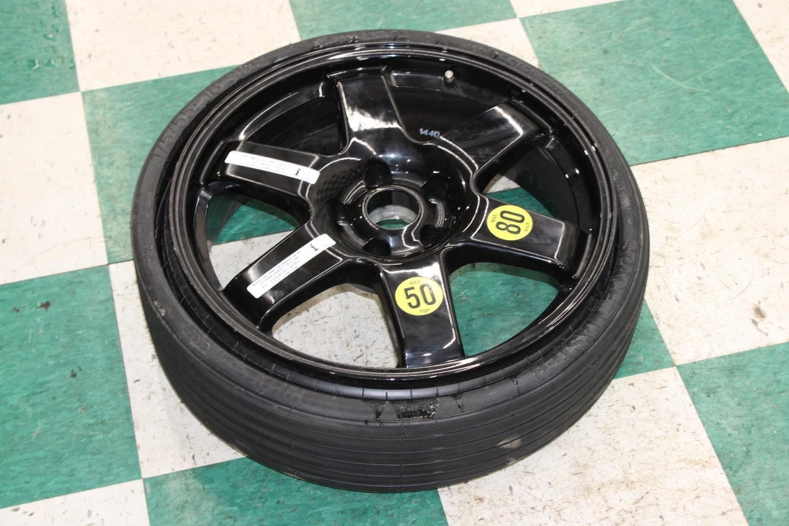 17-22 Ghibli *WATER INSIDE* Emergency Spare Wheel Rim Tire 175/55/18 OEM Factory