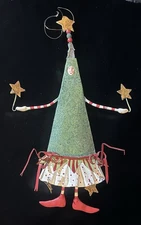 Dept 56 Christmas KRINKLES ~ Tin Christmas Tree Ornament ~ Patience Brewster