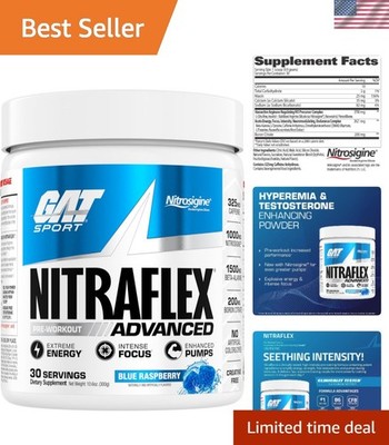 Advanced Nitraflex Pre-Workout - Boost Energy & Blood Flow, 30 Servings,