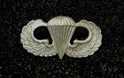 Sterling Silver WW2 US Army Airborne Jump Wing Paratrooper Military Badge (1C