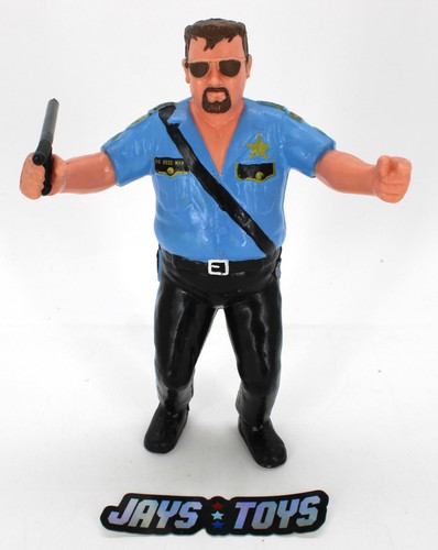 Vintage 1989 Big Boss Man w/ Nightstick LJN Figure...