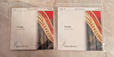 Bow Brand Pedal Natural Gut Harp String 2nd Octave No.9 D RE and No.8 E MI