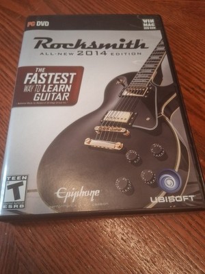 Rocksmith 2014 Edition PC Windows/Mac 2013 Two Disc No Cable