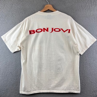 90s BON JOVI vintage tシャツ BROCKUM XL XL * Bon Jovi vintage 90s