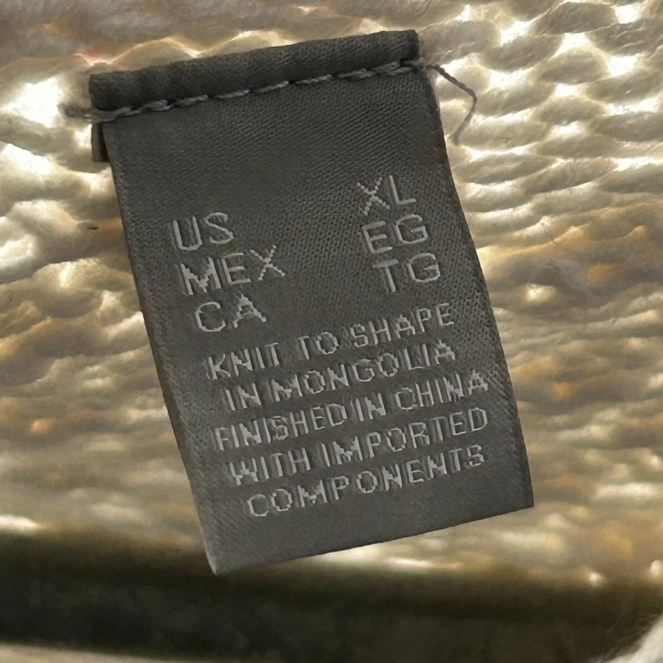 Cárdigan tejido cable color crema Liz Claiborne talla XL Foto 4 de 4