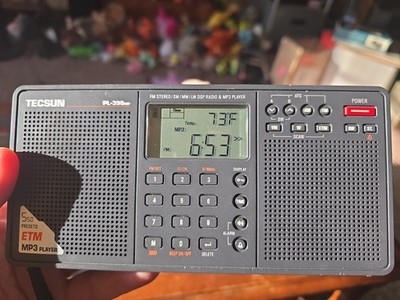 TECSUN PL-398MP FM Stereo SW/MW/LW DSP Radio & MP3 Player Dual Speakers