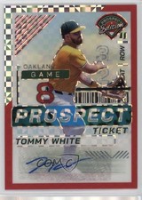 2024 Prospect Edition Red Power Prizm Signatures /99 Tommy White #193 Auto 03wr
