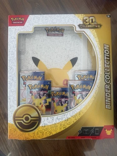 Pokémon 30th Celebration Anniversary Binder Collection New Sealed In Hand