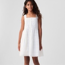 Gap x DOEN Eyelet Mini Dress Kids Girls Size Large