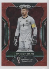 2022 Panini Prizm World Cup Qatar Choice Red Prizm Mathew Ryan #286