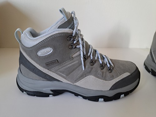 Skechers Outdoor Trego Waterproof Air Cool Memory Foam Hiking Boots Women’s 11 - Picture 4 of 16