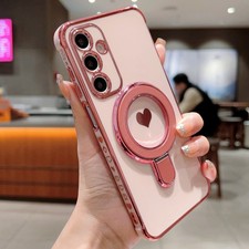 For Samsung Galaxy A16 A17 A26 A36 A37 A57 Shockproof PC TPU Case Magnetic Stand