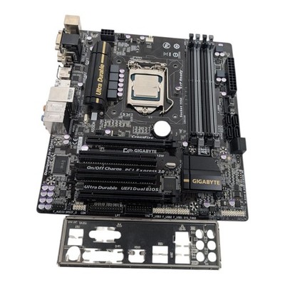 GIGABYTE GA-H97M-D3H MicroATX Motherboard with i5-4570 3.20GHz CPU & I/O Shield