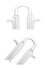 18mm 20mm 28mm U-Shape Tube Borosilicate Glass Bubbler Liquid Chemistry Lab