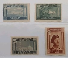 Corpo Polacco 1946 - Vittorie Polacche in Italia - 4 val. Nuovi** Certif.Bolaffi